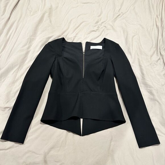 Michelle Mason top size M black  blouse - Picture 1 of 8